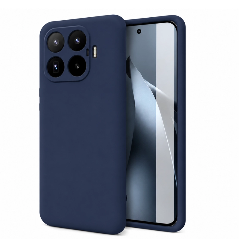 CARCASA FUNDA GOMA ANTIGOLPES COMPATIBLE CON XIAOMI 17T AZUL OSCURO - 1