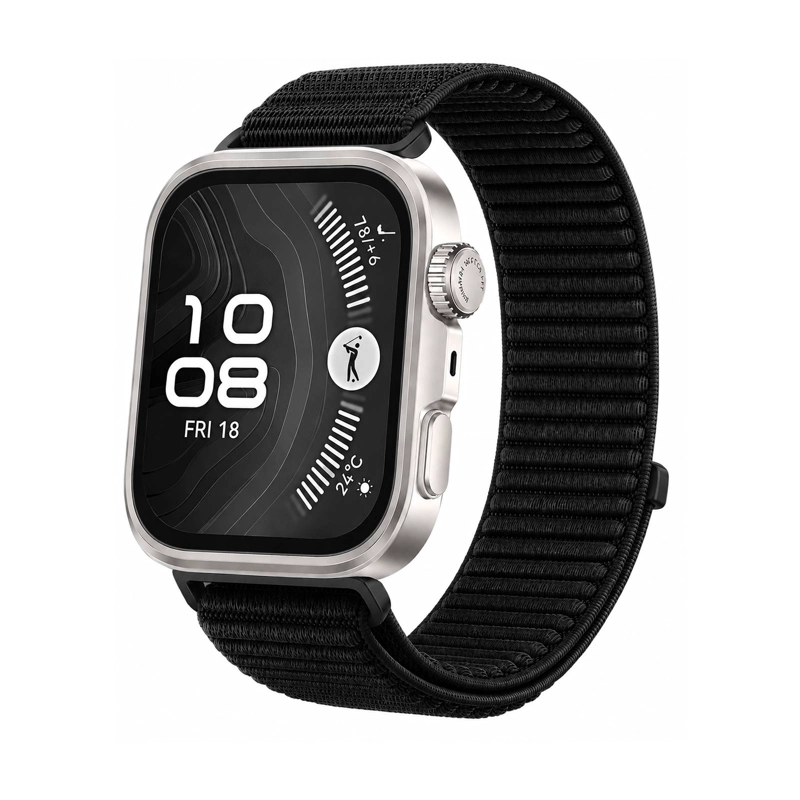 CORREA VELCRO COMPATIBLE CON HUAWEI FIT 3/ 4 / 4PRO NEGRO - 1