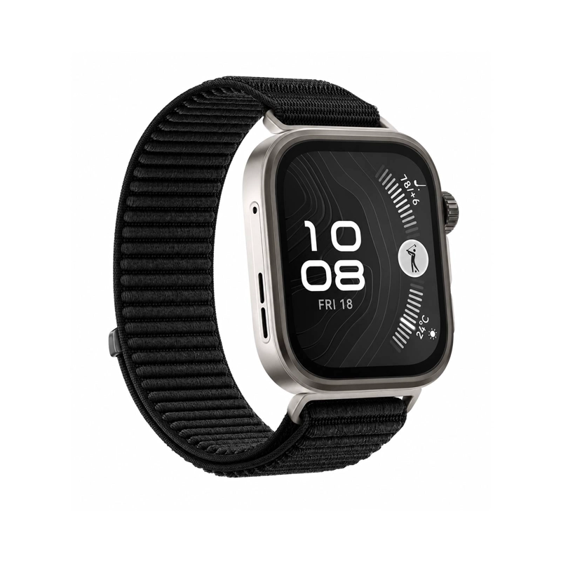 CORREA VELCRO COMPATIBLE CON HUAWEI FIT 3/ 4 / 4PRO NEGRO - 2