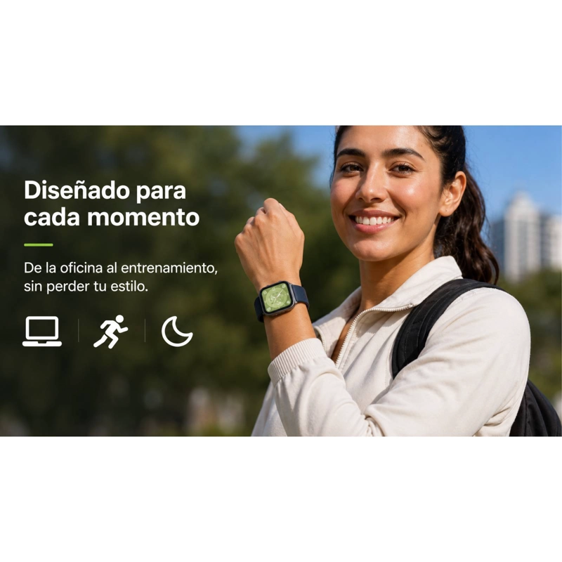 CORREA SILICONA HEBILLA COMPATIBLE CON HUAWEI FIT 3/ FIT 4 / FIT 4PRO AZUL - 3