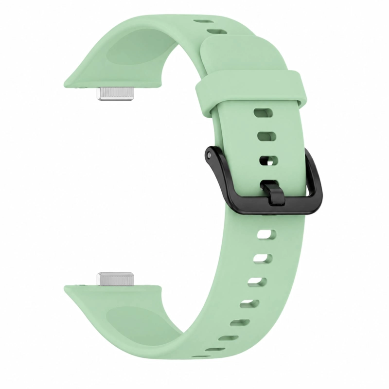 CORREA SILICONA COMPATIBLE CON HUAWEI FIT 3/ 4 / 4 PRO VERDE - 1