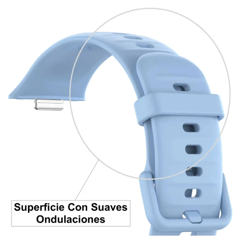 CORREA SILICONA COMPATIBLE CON HUAWEI FIT 3/ 4 / 4 PRO VERDE - 4
