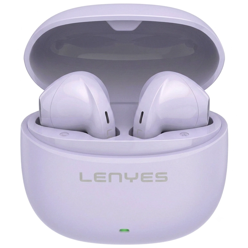 AUDIFONOS INALAMBRICOS BLUETOOTH COMODOS LENYES AIR99 LILA - 2