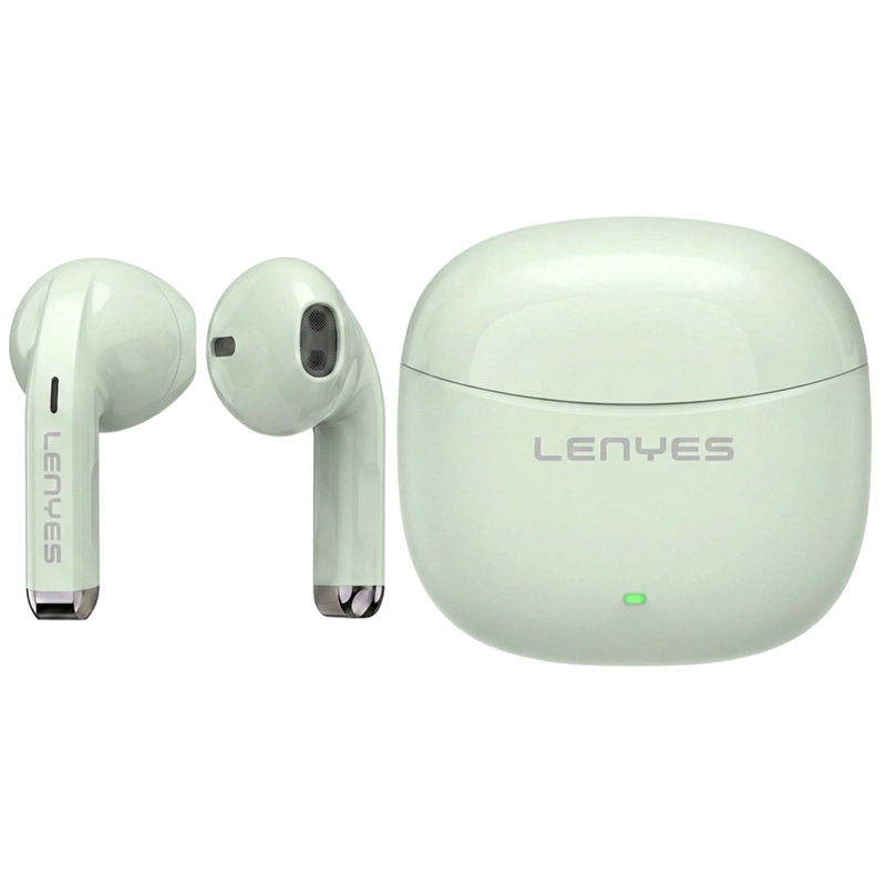 AUDIFONOS INALAMBRICOS BLUETOOTH COMODOS LENYES AIR99 VERDE - 3