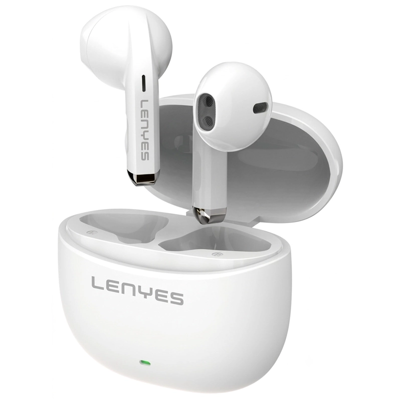 AUDIFONOS INALAMBRICOS BLUETOOTH COMODOS LENYES AIR99 BLANCO - 1