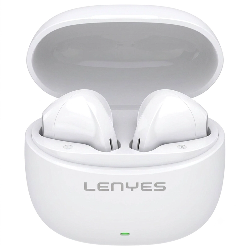 AUDIFONOS INALAMBRICOS BLUETOOTH COMODOS LENYES AIR99 BLANCO - 2