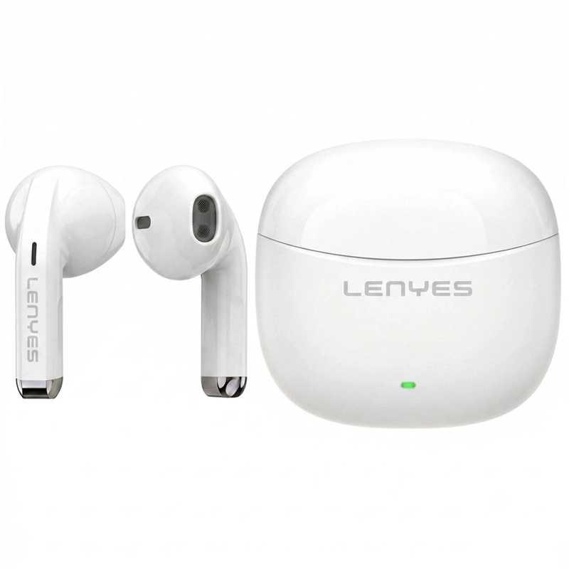AUDIFONOS INALAMBRICOS BLUETOOTH COMODOS LENYES AIR99 BLANCO - 3