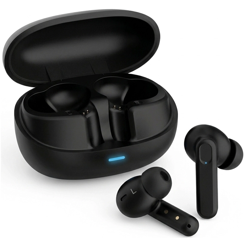 AUDIFONOS INALAMBRICOS BLUETOOTH TACTIL MOTOMO MOBL145 NEGRO - 2
