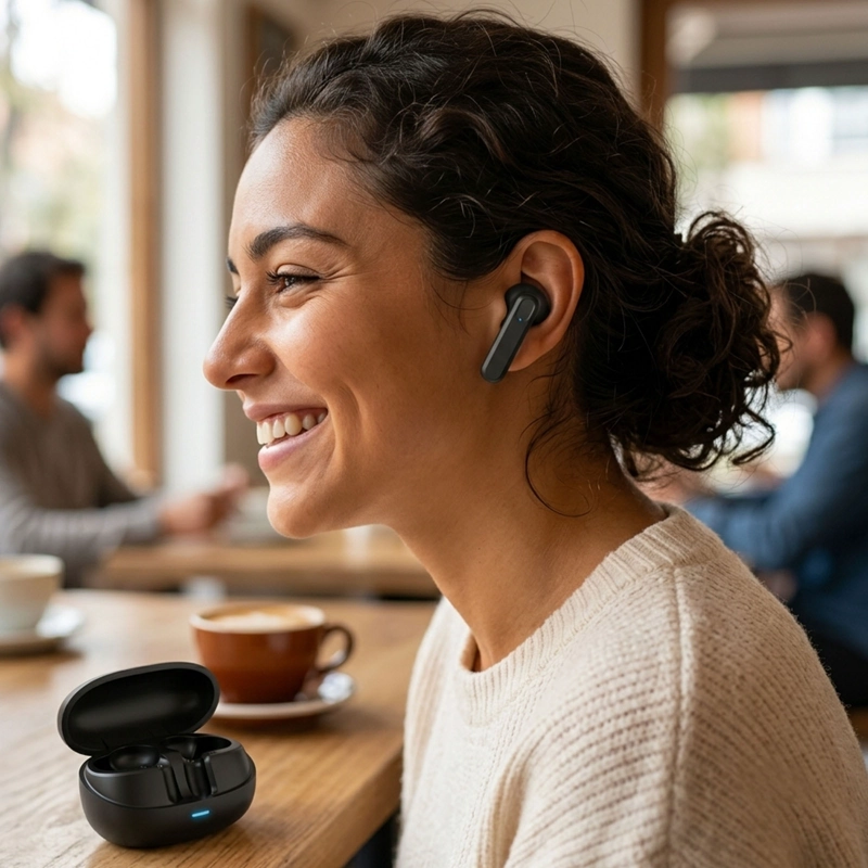AUDIFONOS INALAMBRICOS BLUETOOTH TACTIL MOTOMO MOBL145 NEGRO - 3