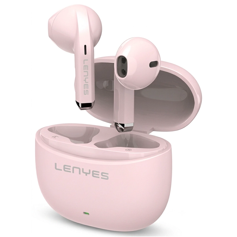 AUDIFONOS INALAMBRICOS BLUETOOTH COMODOS LENYES AIR99 ROSA - 1