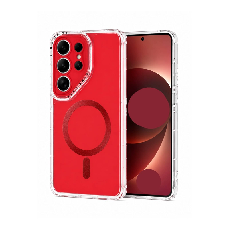 GENÉRICO CARCASA 360 COMPATIBLE CON SAMSUNG S26 ULTRA ROJO