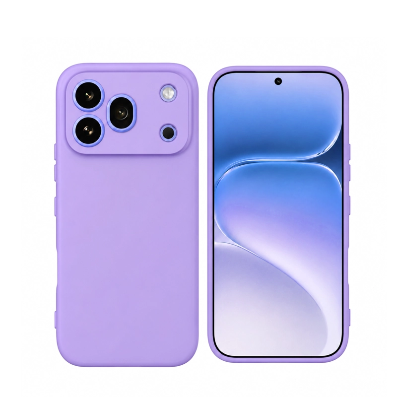 CARCASA FUNDA COMPATIBLE CON HONOR 600 PRO GOMA LILA - 1
