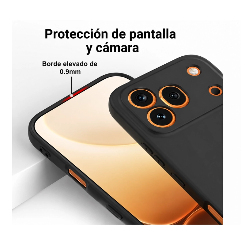 CARCASA FUNDA COMPATIBLE CON HONOR 600 PRO GOMA LILA - 3