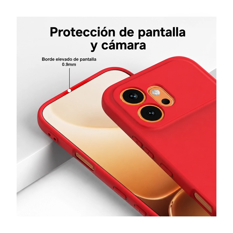 CARCASA FUNDA COMPATIBLE CON HONOR 600 GOMA LILA - 4