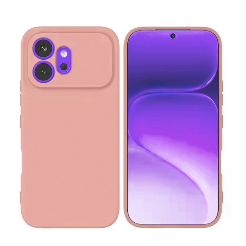 CARCASA FUNDA COMPATIBLE CON HONOR 600 GOMA ROSADO - 1