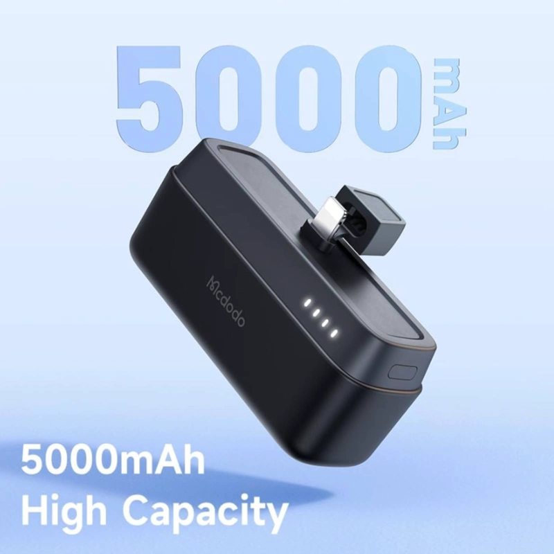 CARGADOR PORTATIL POWERBANK 5000MAH20W COMPATIBLE CON IPHONE - 5