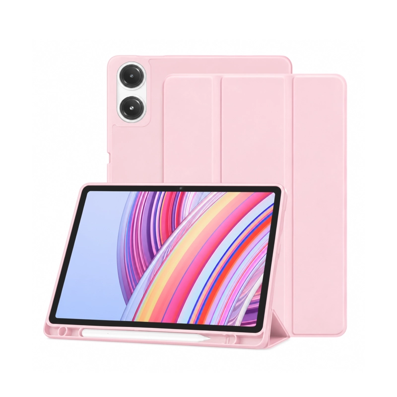 FUNDA SMART COVER COMPATIBLE CON XIAOMI REDMI PAD 2 PRO 12.1 ROSADO - 1