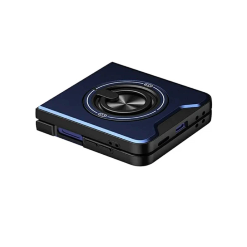 CARCASA CON ANILLO COMPATIBLE CON SAMSUNG Z FLIP 8 AZUL - 3