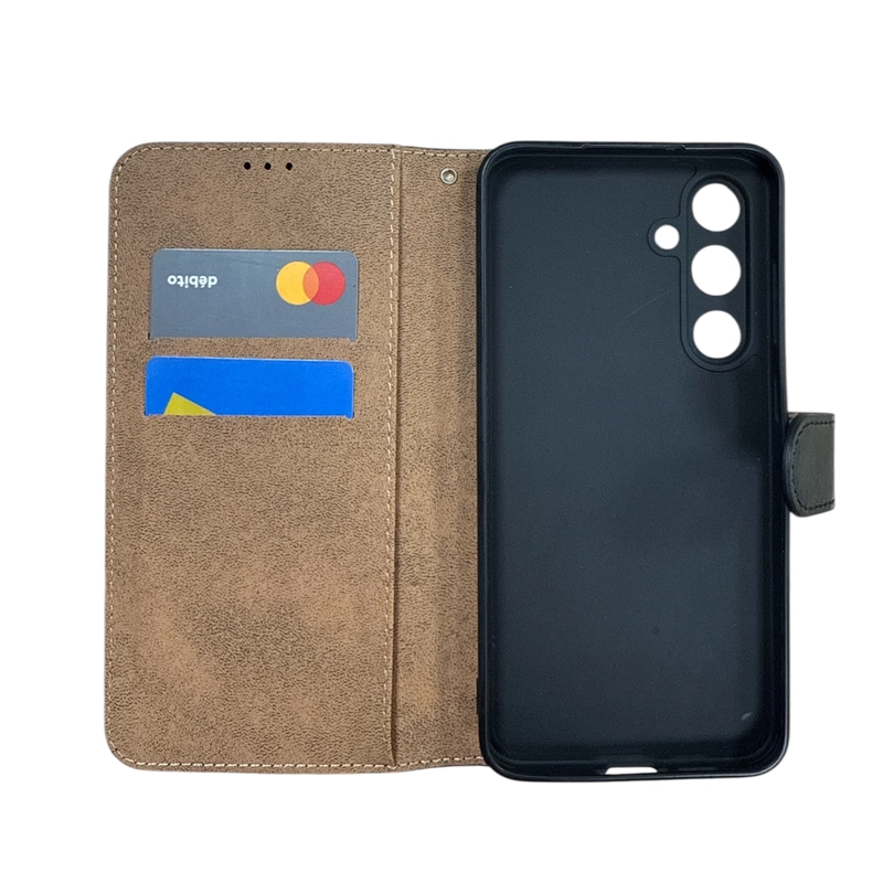 CARCASA FLIP COVER COMPATIBLE CON SAMSUNG A17 5G  NEGRO - 6