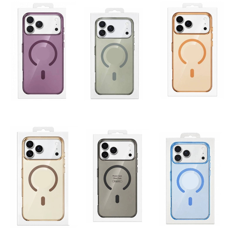 CARCASA ACRILICO COMPATIBLE CON MAGSAFE PARA IPHONE 18 PRO BLANCO - 4