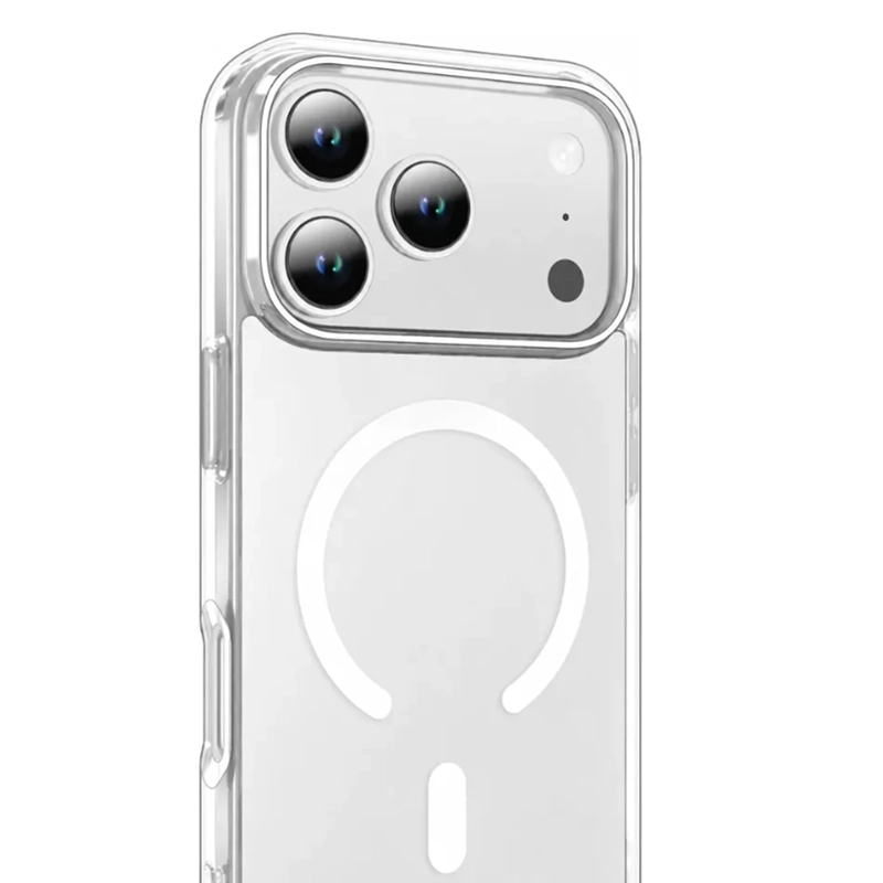 CARCASA ACRILICO COMPATIBLE CON MAGSAFE PARA IPHONE 18 PRO MAX BLANCO - 2