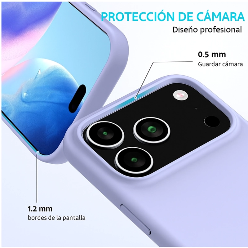 CARCASA ANTIGOLPES COMPATIBLE CON IPHONE 18 PRO MAX CORAL - 4