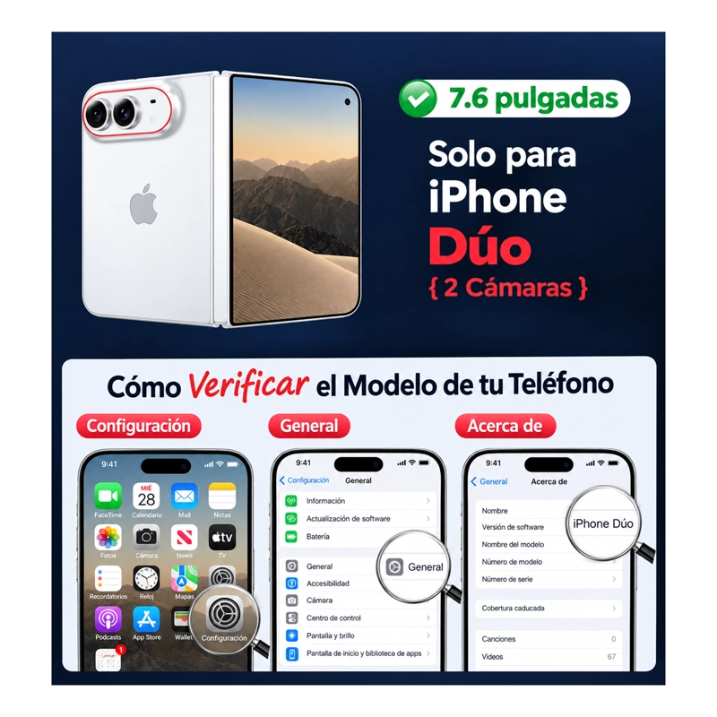 CARCASA COMPATIBLE CON MAGSAFE PARA IPHONE DUO - 5