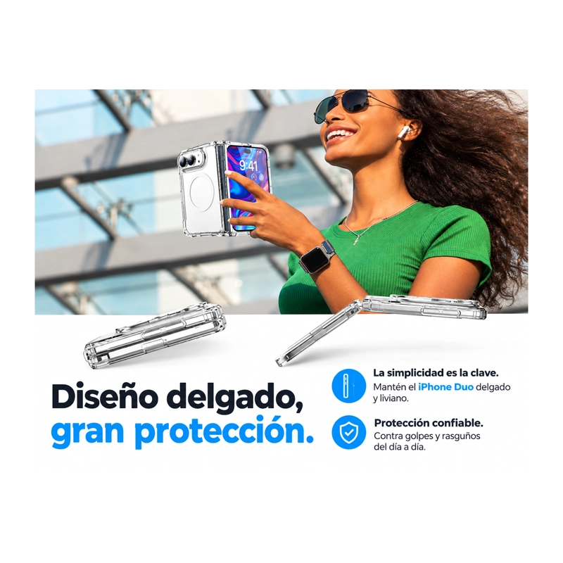 CARCASA COMPATIBLE CON MAGSAFE PARA IPHONE DUO - 6