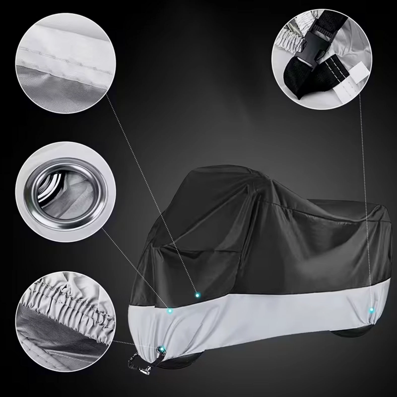 FUNDA IMPERMEABLE DE MOTOCICLETA SCOOTER Y BICICLETA TALLA M - 2