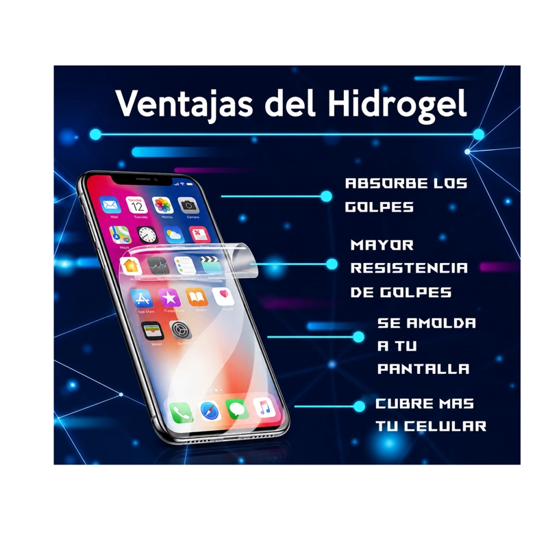 MICA HIDROGEL CLEAR COMPATIBLE CON REDMI NOTE 17 PRO MAX 5G - 3