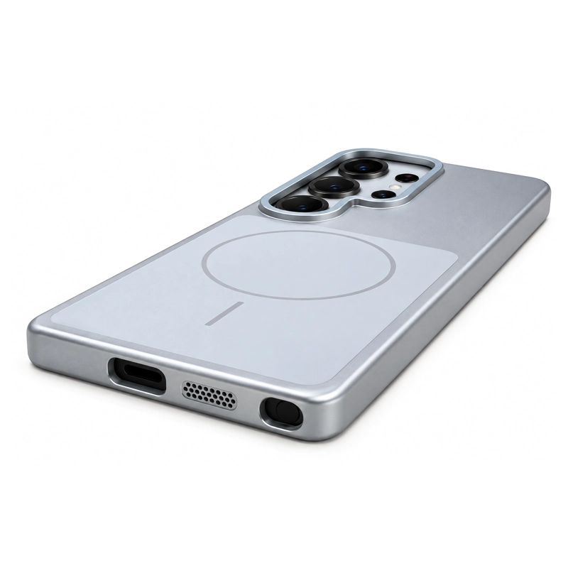 CARCASA MATTE PARA SAMSUNG S26 ULTRA COMPATIBLE CON MAGSAFE CELESTE - 4