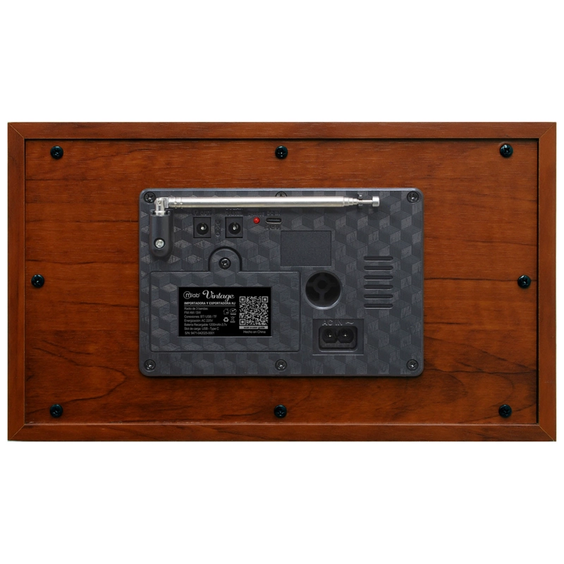RADIO AM FM REPRODUCTOR BLUETOOTH Y USB RETRO VINTAGE 1940S - 3