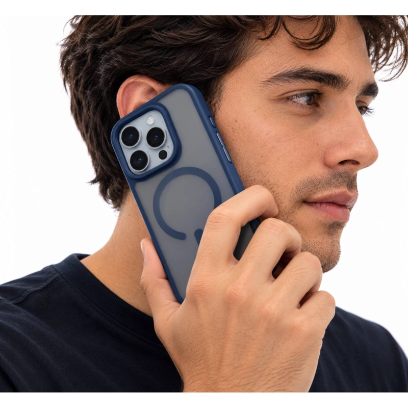 CARCASA MATTE MAGNE TIC COMPATIBLE CON IPHONE 18 PRO MAX ROSADO - 5