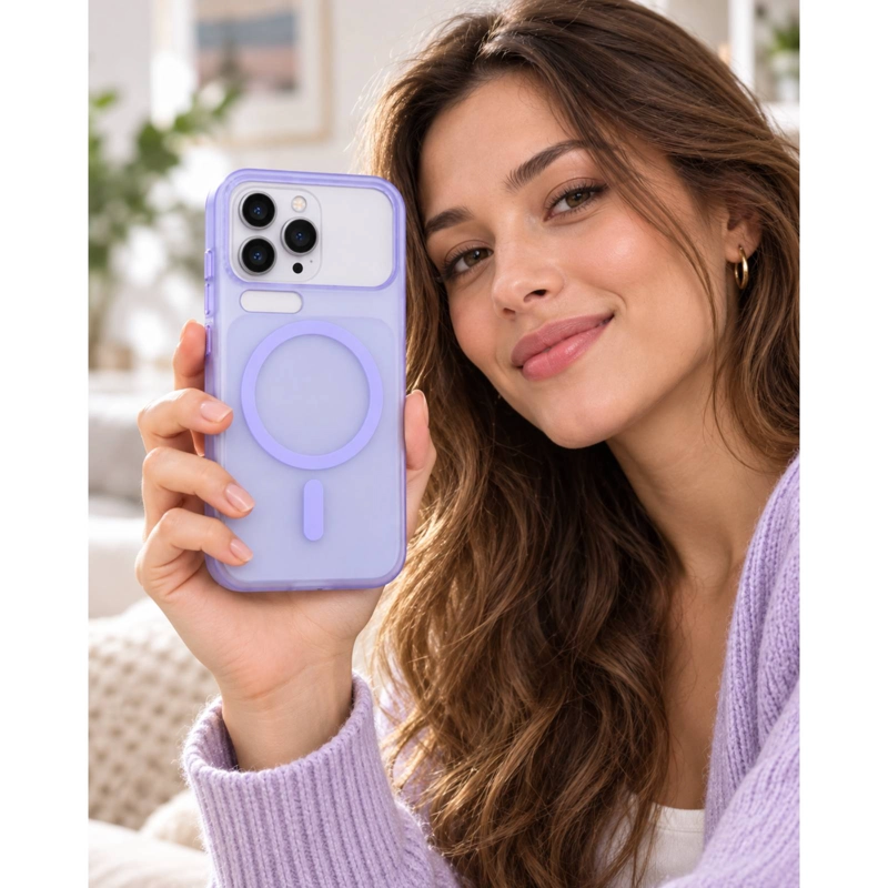 CARCASA MATTE MAGNE TIC COMPATIBLE CON XIAOMI 17 PRO ROSADO - 6
