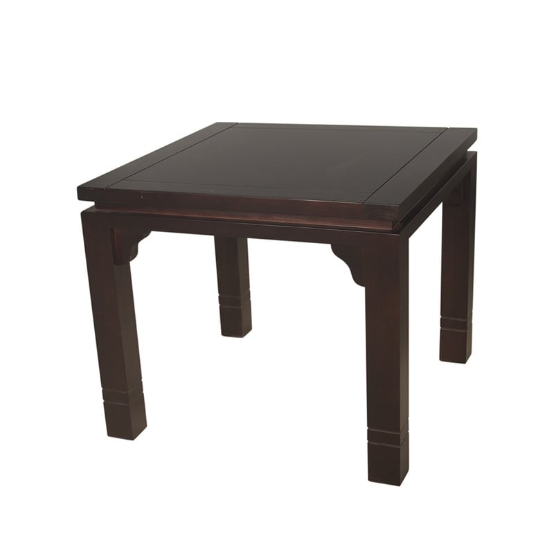 MESA COMEDOR ARTHOME LUCIANA CUADRADA 92 X 92 CM MADERA CHOCOLATE - 1