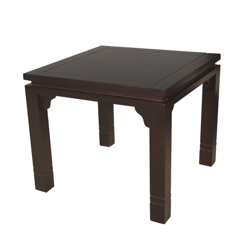 MESA COMEDOR ARTHOME LUCIANA CUADRADA 92 X 92 CM MADERA CHOCOLATE - 2