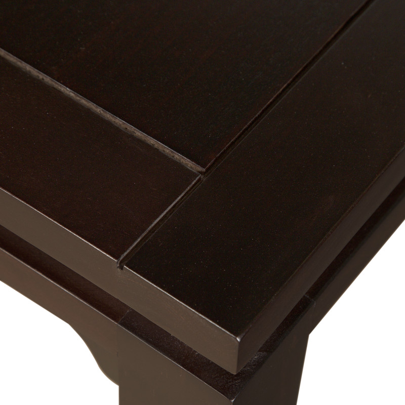 MESA COMEDOR ARTHOME LUCIANA CUADRADA 92 X 92 CM MADERA CHOCOLATE - 3