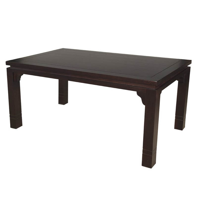 MESA COMEDOR ARTHOME LUCIANA RECTANGULAR 92 X 170 CM MADERA CHOCOLATE - 2