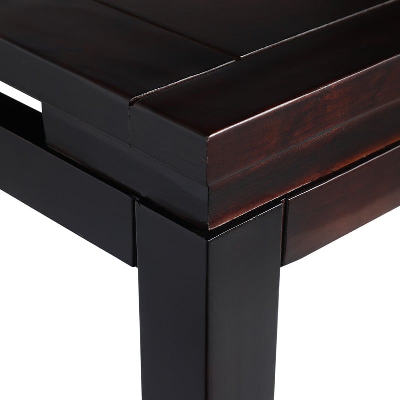 MESA DE ARRIMO FLORENCIA COLOR MADERA CHOCOLATE - 3