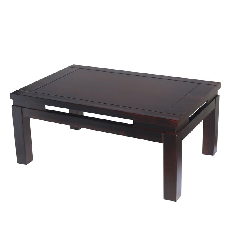 MESA DE CENTRO FLORENCIA COLOR MADERA CHOCOLATE - 2