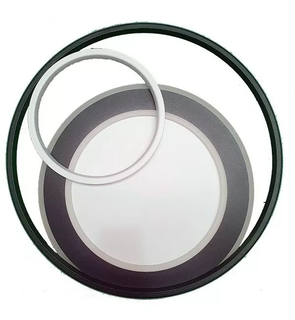 LÁMPARA TECHO LED BLANCO Y NEGRO CONTRO REMOTO APP - 1