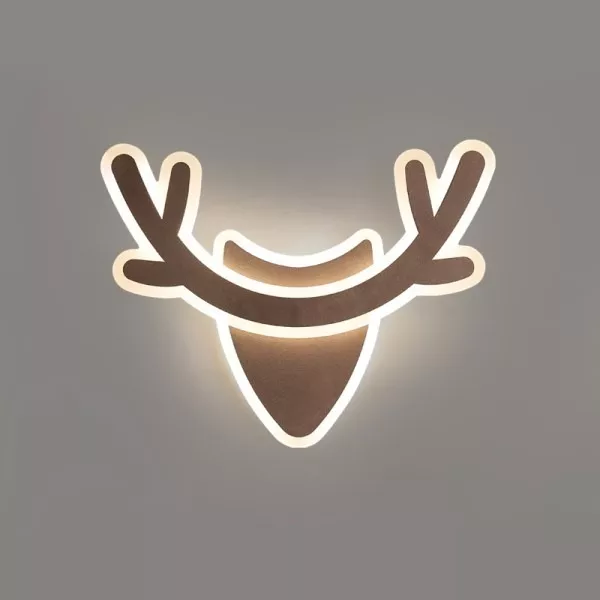 APLIQUE DE PARED LED 23 W CÁLIDO. FORMA DE CIERVO NIÑOS - 3