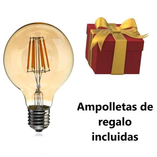 LÁMPARA COLGANTE ISHANI CAÑAMO RUSTICA INCLUYE AMPOLLETA G95 - 4