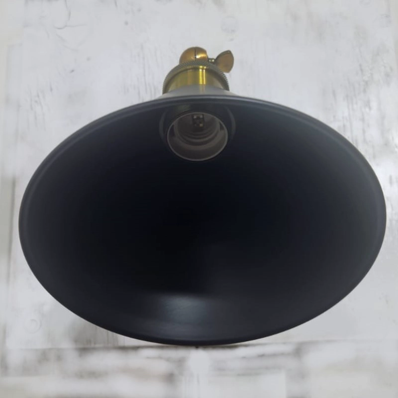 PACK 2 APLIQUES PARED NEGRO BRONCE VINTAGE INDUSTRIAL - 3
