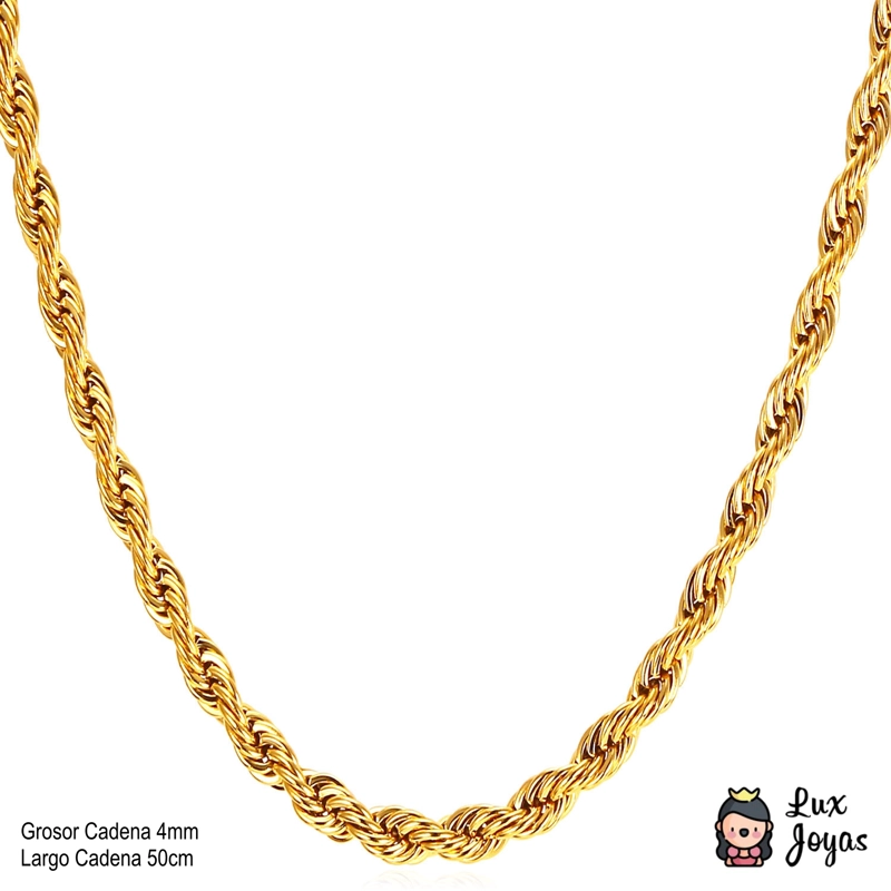 CADENA BAÑO ORO AMARILLO 18K TURBILLON L - 5