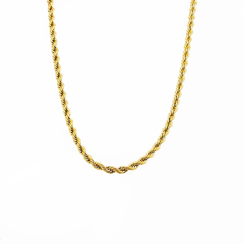 CADENA LUX JOYAS BAÑO ORO AMARILLO 18K TURBILLON S - 1