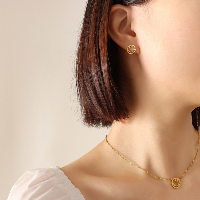 AROS LUX JOYAS BAÑO ORO AMARILLO 18K PEGADOS SMILE - 3