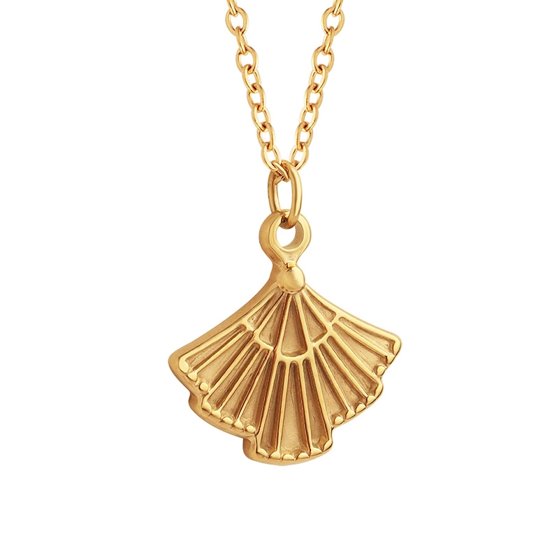 COLLAR LUX JOYAS BAÑO ORO AMARILLO 18K VESTIDO - 1