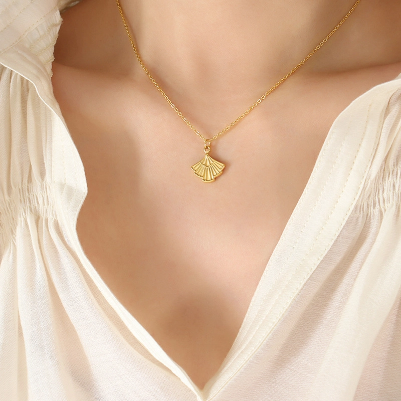 COLLAR LUX JOYAS BAÑO ORO AMARILLO 18K VESTIDO - 4