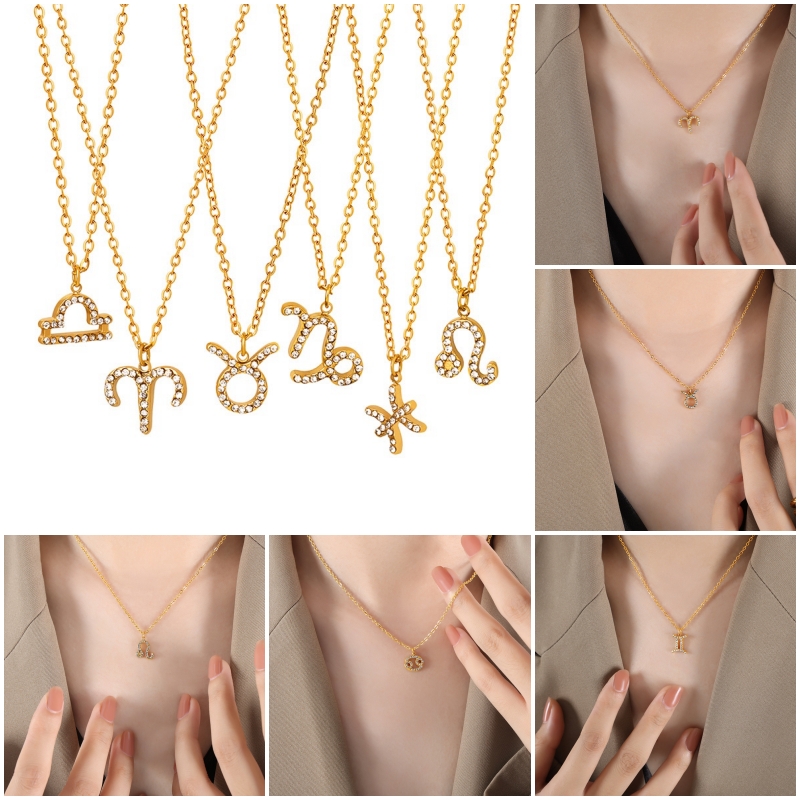 COLLAR LUX JOYAS BAÑO ORO 18K SIGNO ZODIACO TAURO - 2